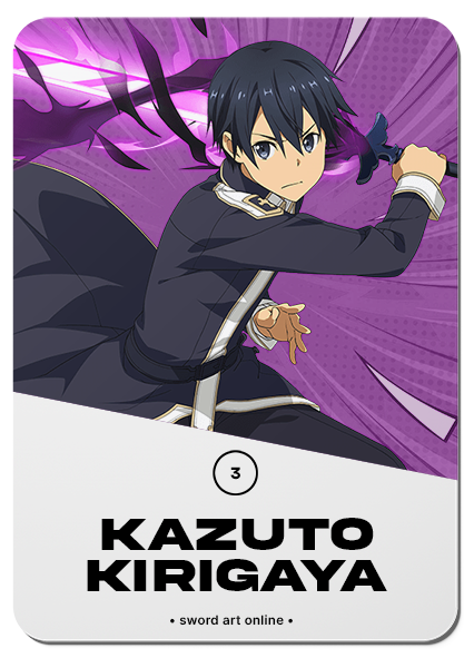 3/ KAZUTO KIRIGAYA (KIRITO)