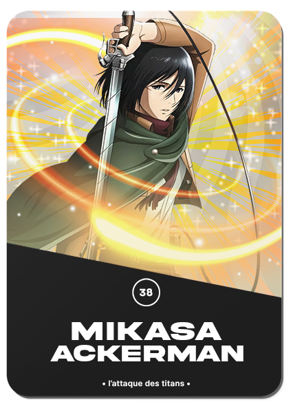 38/ MIKASA ACKERMAN