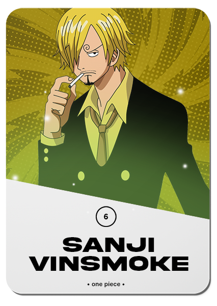 6/ SANJI VINSMOKE